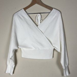 Mable Anthropologie Cross Over Sweater